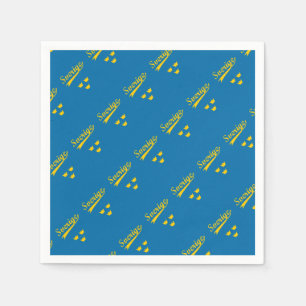 Guardanapo De Papel Suecia, Sverige, 3 coroas