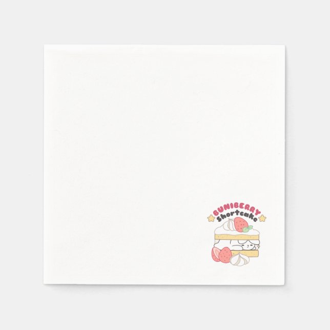 Guardanapo De Papel Sugestões Doce: Ataque à Boca de Buniberry (Frente)