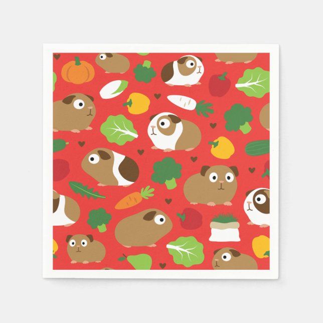 Guardanapo De Papel Suínos-guineenses E Seus Tratamentos (Frente)