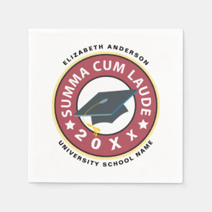 Guardanapo De Papel Summa Cum Laude Graduação