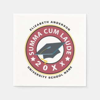 Guardanapo De Papel Summa Cum Laude Graduação