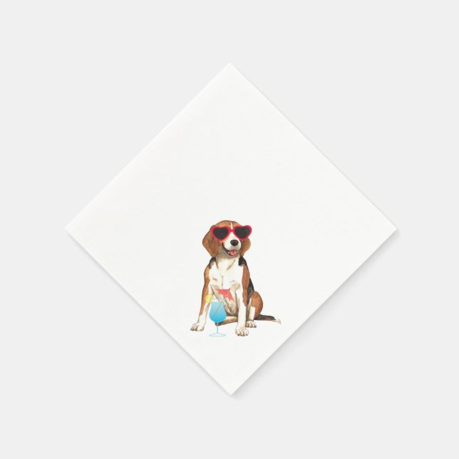 Guardanapo De Papel Summer Beagle (Canto)
