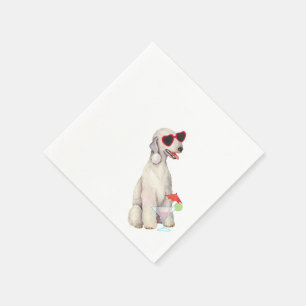 Guardanapo De Papel Summer Bedlington Terrier Napkins