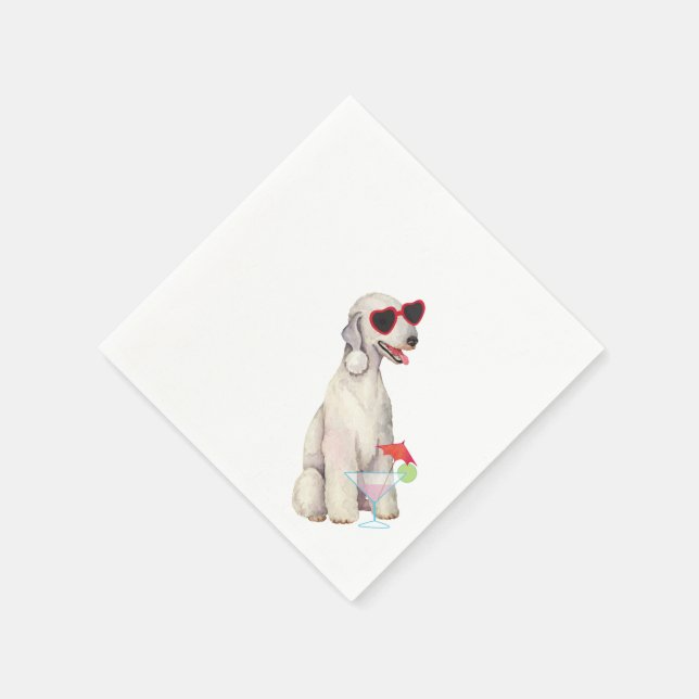 Guardanapo De Papel Summer Bedlington Terrier Napkins (Canto)