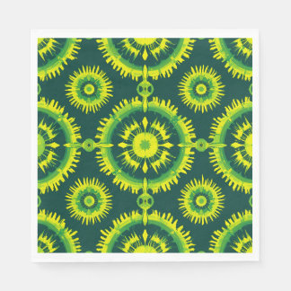 Guardanapo De Papel Summer Chic Luncheon Napkins Circles Design