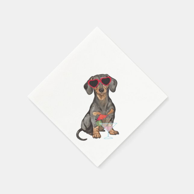 Guardanapo De Papel Summer Dachshund (Canto)