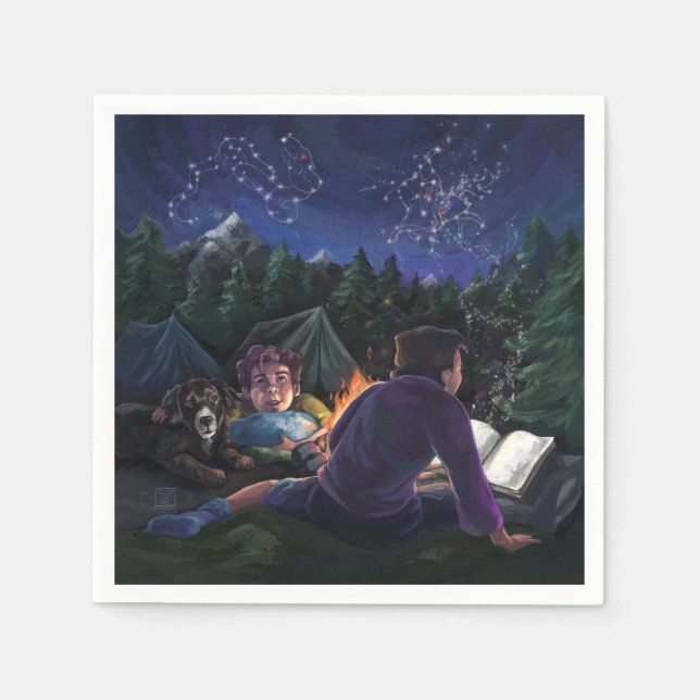 Guardanapo De Papel Summer Knights (Frente)