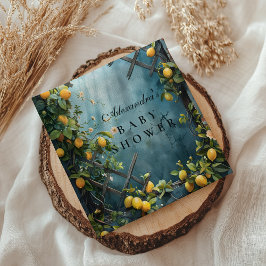 Guardanapo De Papel Summer Lemon Blossom Baby Shower