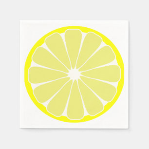 Guardanapo De Papel Summer Lemon Fruta Party Napkins