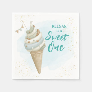 Guardanapo De Papel Summer Sweet One Icecream First Birthday 