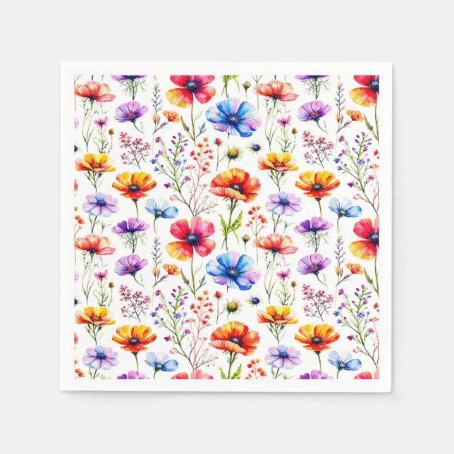 Guardanapo De Papel Summer Wildflower (Frente)