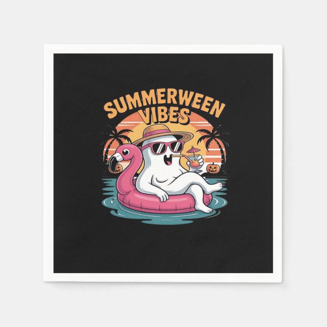 Guardanapo De Papel Summerween - Summerdal Boo - Summerween Vibes - S (Frente)
