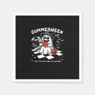 Guardanapo De Papel Summerwin Spooky Halloween Summer Vibes Pumpkin G