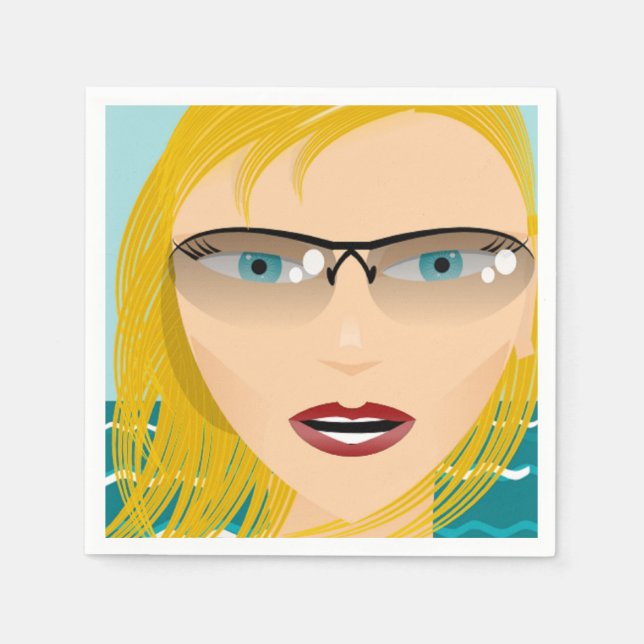 GUARDANAPO DE PAPEL SUMMMER GIRL (Frente)