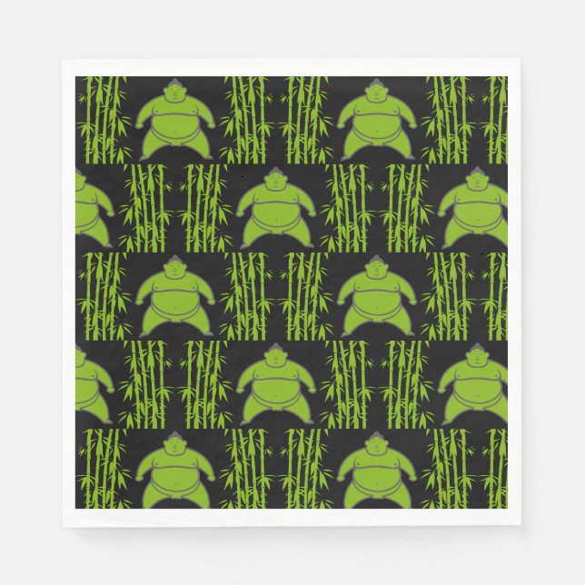 Guardanapo De Papel Sumo Wrestler (Frente)