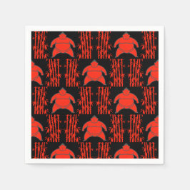 Guardanapo De Papel Sumo Wrestler