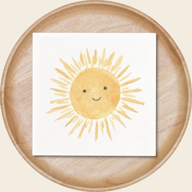 Guardanapo De Papel Sun Boy's Birthday Party (Criador carregado)