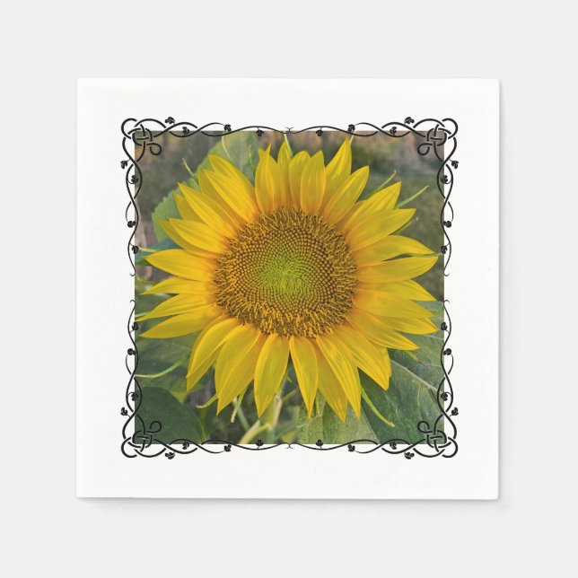 Guardanapo De Papel Sunflower Napkins (Frente)