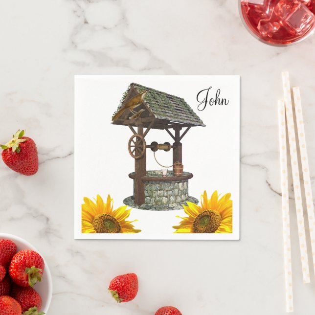 Guardanapo De Papel Sunflower well Paper Napkins (Insitu)