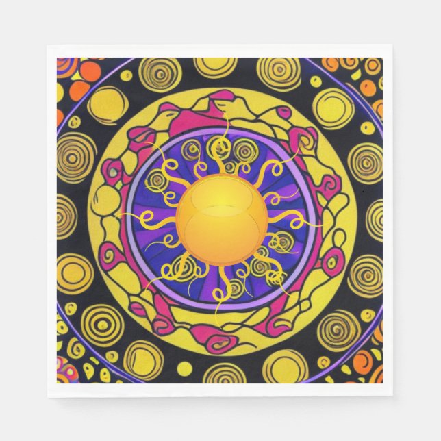 Guardanapo De Papel Sunny Daze (Frente)