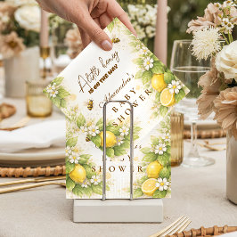 Guardanapo De Papel Sunny Lemon Honey Bee Baby Shower