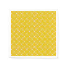 Sunny Radiance Patterno Cocktail Napkins