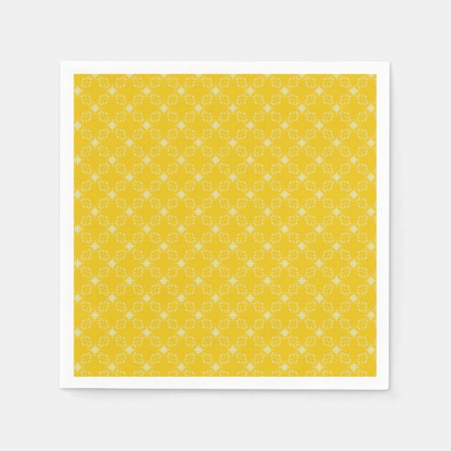 Guardanapo De Papel Sunny Radiance Patterno Cocktail Napkins (Frente)