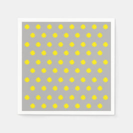Guardanapo De Papel Sunny Splatter Polka Dot Pattern
