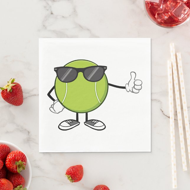 Guardanapo De Papel Sunny Tênis Ball (Criador carregado)