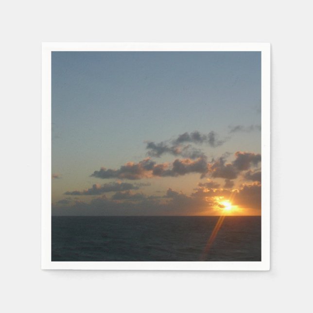 Guardanapo De Papel Sunrise sobre San Juan I Porto Rico (Frente)