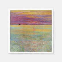 Sunset at Sea (por Childe Hassam)