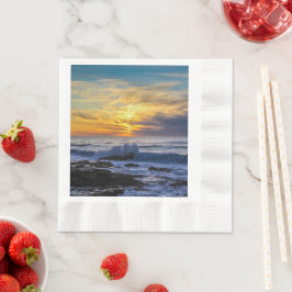 Guardanapo De Papel Sunset Beach Coined Luncheon Paper Napkins 33