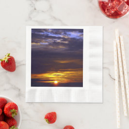 Guardanapo De Papel Sunset Beach Coined Luncheon Paper Napkins 41