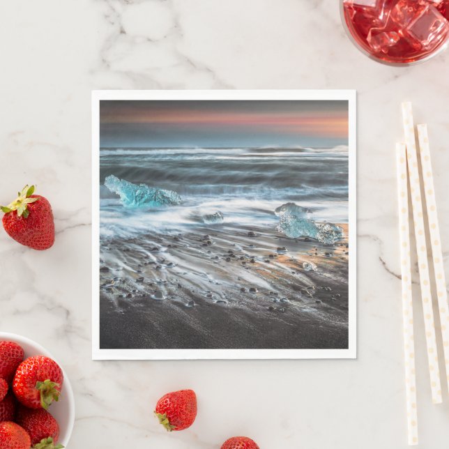 Guardanapo De Papel Sunset Beach Standard Luncheon Paper Napkins 29 (Insitu)