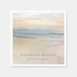 Guardanapo De Papel Sunset Beach Wedding | Seaside Wedding