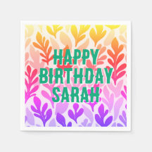 sunset nature leaf ombre Happy Birday