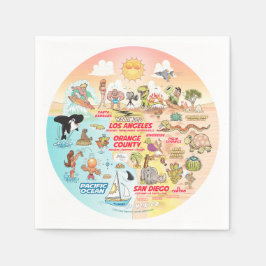 Guardanapo De Papel Sunset SoCal