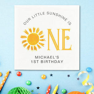 Guardanapo De Papel Sunshine Primeiro Aniversário