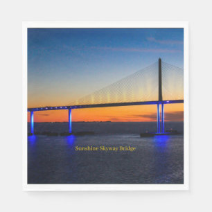 Guardanapo De Papel Sunshine Skyway Bridge, Flórida