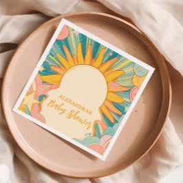 Guardanapo De Papel Sunshine, Vem O Filho Chá de fraldas