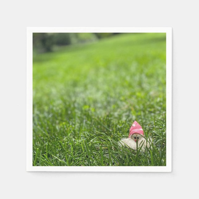 Guardanapo De Papel Super bonitinho Gnomo Cocktail Napkins (Frente)