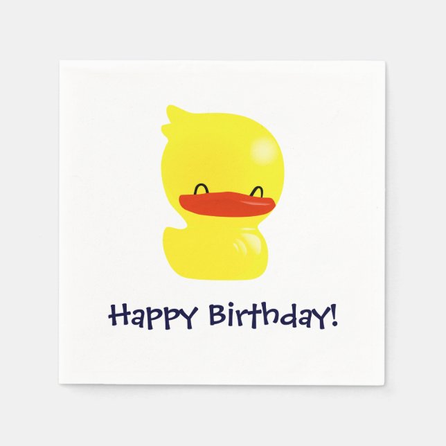 Guardanapo De Papel Super Bonito Papel Ducky Napkins (Frente)