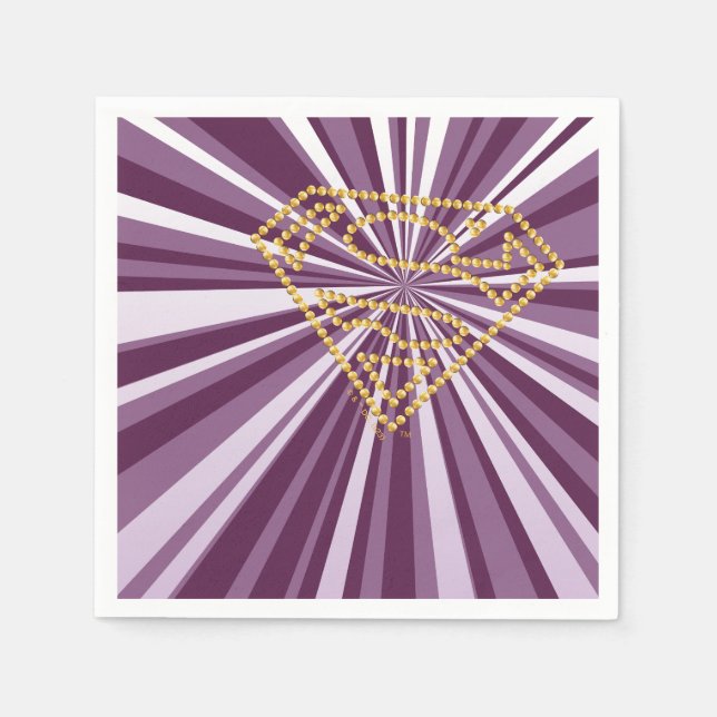 Guardanapo De Papel Supergirl Studed S-Shield (Frente)