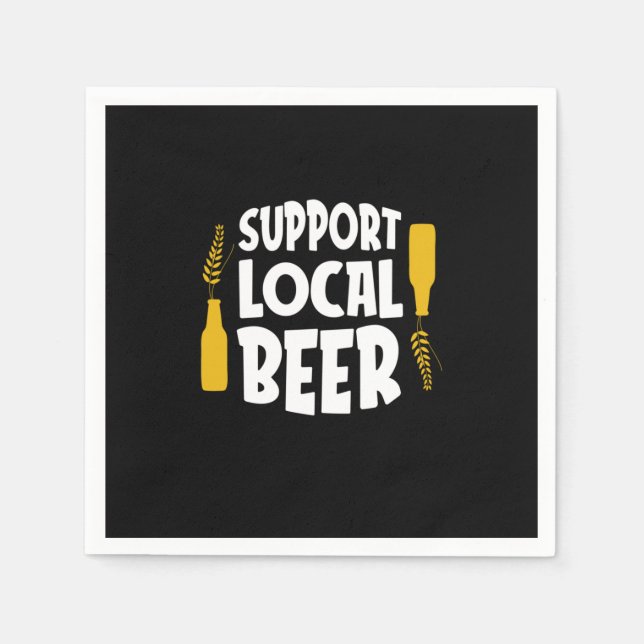 Guardanapo De Papel Suporte para cerveja local (Frente)