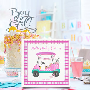 Guardanapo De Papel Suprimentos para Bebê de Carrinho de Golfe Rosa Ch