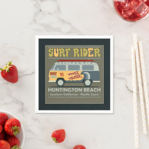 Guardanapo De Papel Surf Rider Huntington Beach