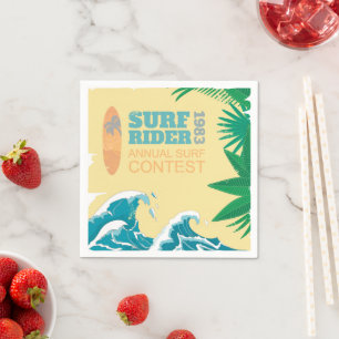 Guardanapo De Papel Surf Rider Surf 1983