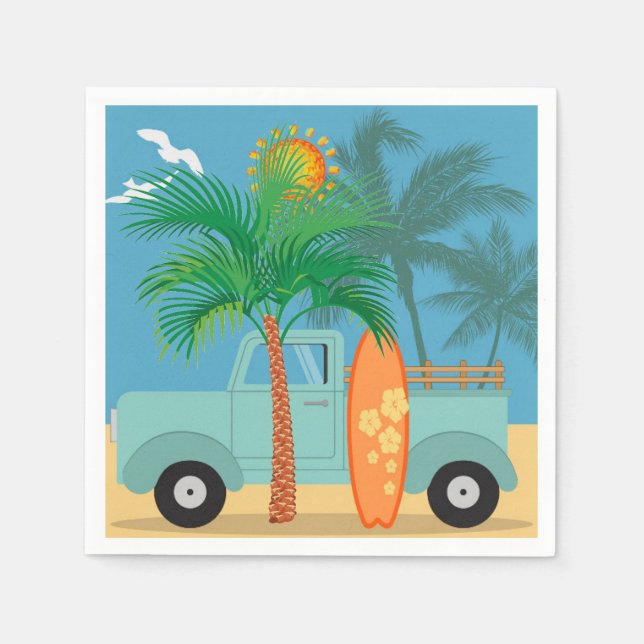 Guardanapo De Papel Surfer Paper Napkin (Frente)