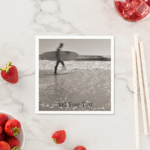Guardanapo De Papel Surfer por Shirley Taylor Paper Napkins