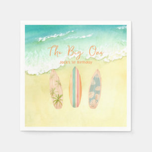 Guardanapo De Papel Surpreende Napkins O Grande Surfista Aniversário